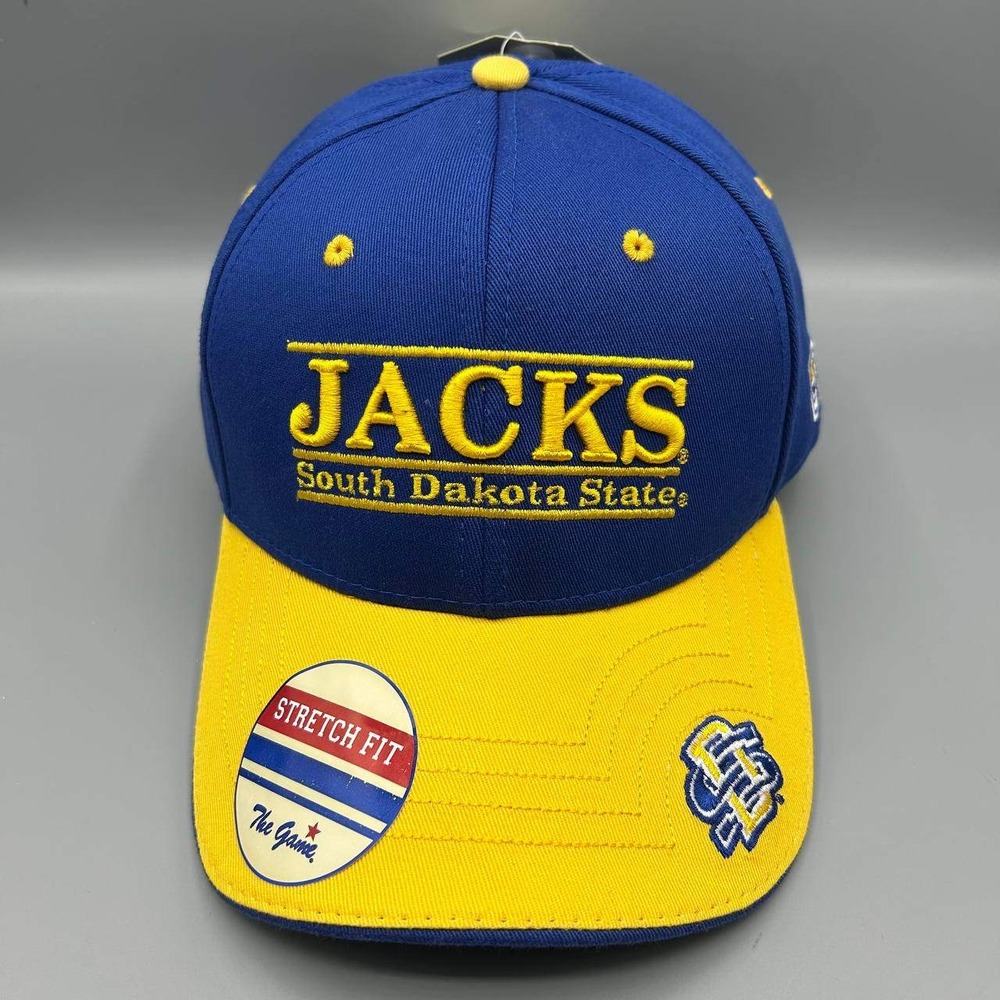 Vintage South Dakota State‎ Jackrabbits Hat Men M-L NCAA The Game Stretch Fitted